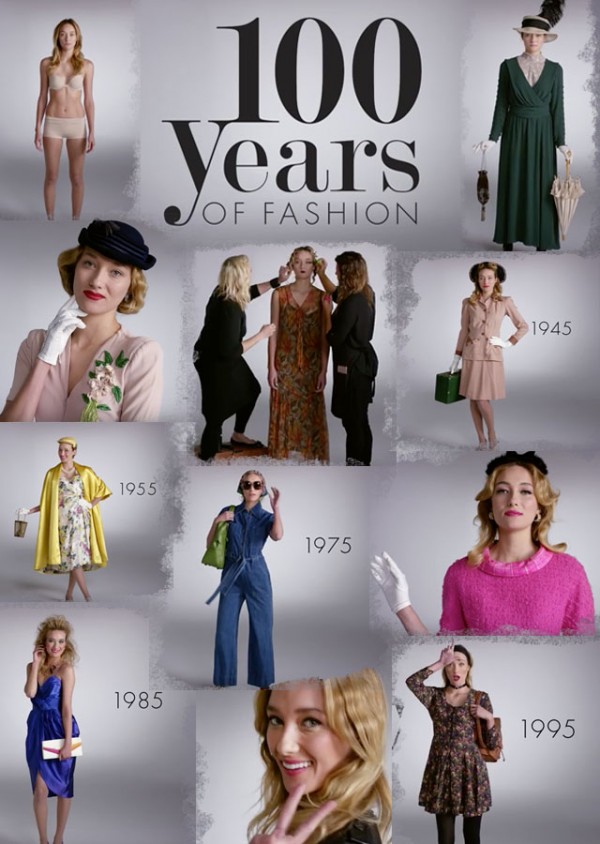 100 Years Of Fashion In 2 Minutes Mode Stories Love Maegan