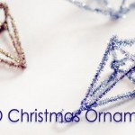 1 geo christmas ornaments DIY