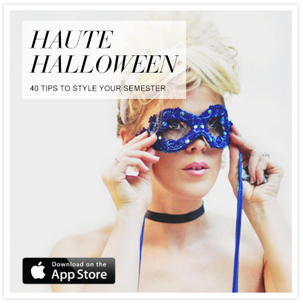 glam style app - haute halloween
