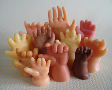 tiny doll hands hand soaps, funny soaps, soap collectors, doll hands, soap