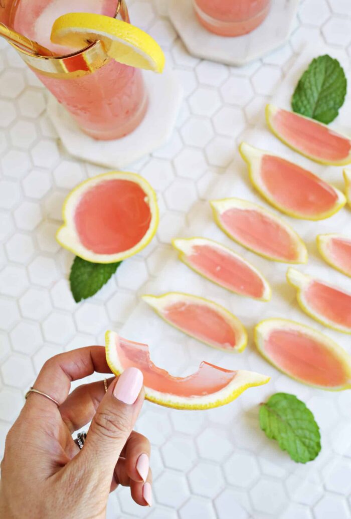 recipes, pink lemonade, cocktails, infertility, babies, making lemonade, pink lemonade jello shots