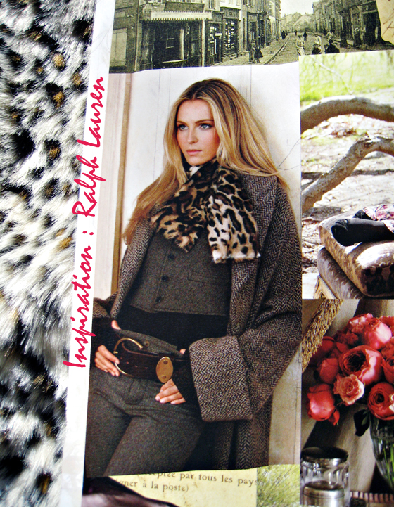 DIY Faux Fur Leopard Scarf