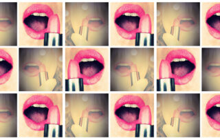 pink lips, mouth closeup, lipstick