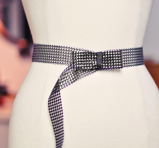 diy studded bow belt