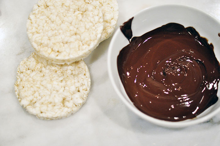 Chocolate dipped rice cakes-1