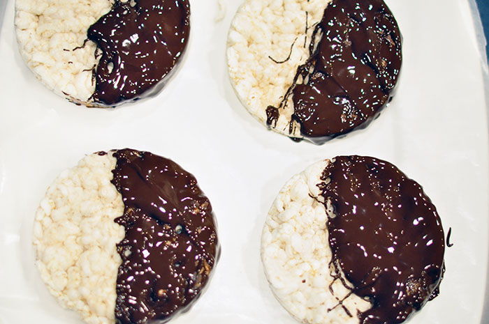 Chocolate dipped rice cakes-1