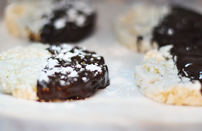 Chocolate dipped rice cakes-1