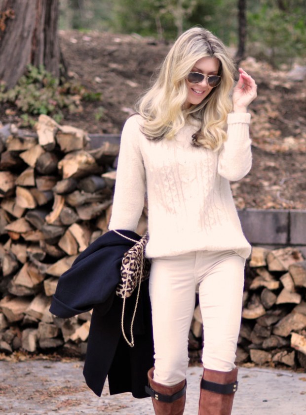 cozy winter whites fall winter style