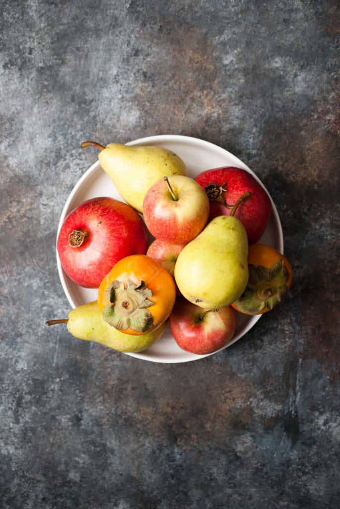 how to make a cheese board - fresh fruits