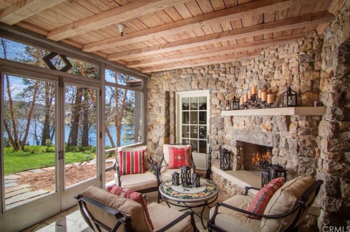 Lake Arrowhead Peninsula Estate on the lake