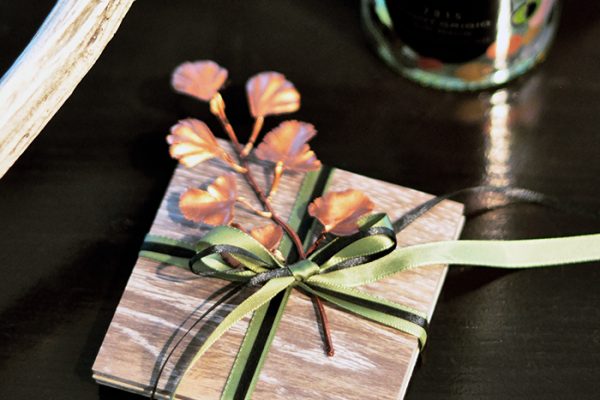 DIY Faux Coasters- gift idea with wine