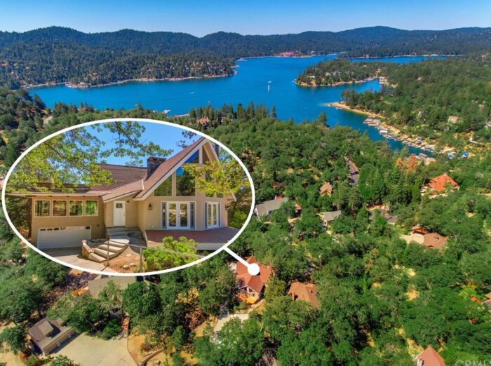 lake arrowhead house for sale - open floor plan and lots of light