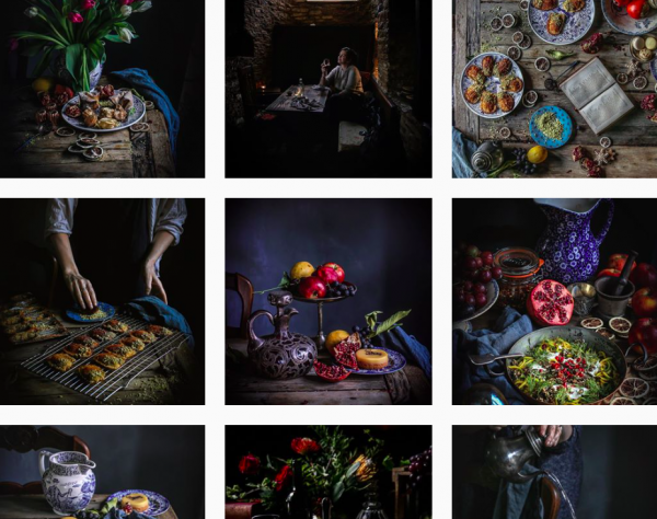 dark materials food artist instagram