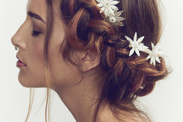 pretty wedding bridal hair accessories by luna bea