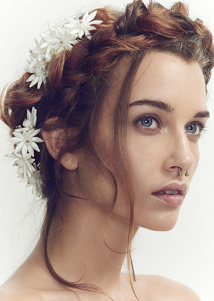 pretty wedding bridal hair accessories by luna bea