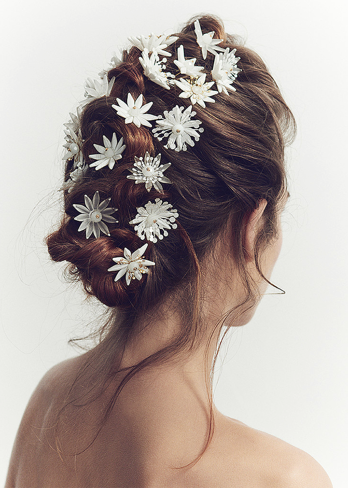 pretty wedding bridal hair accessories by luna bea