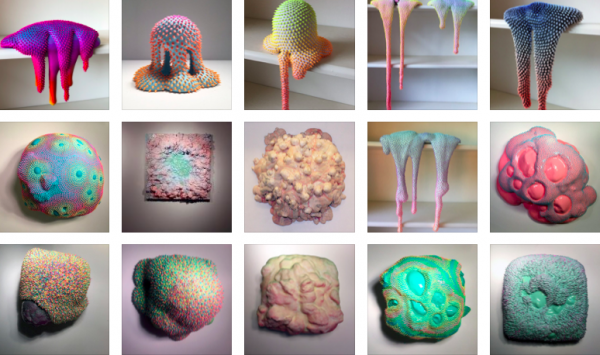 colorful artist dan lam's blobs and drips