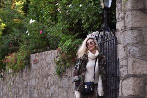 leopard skirt - oversized crop sweater-camo jacket-barton perriera sunglasses-phillip lim bag-adidas sneakers