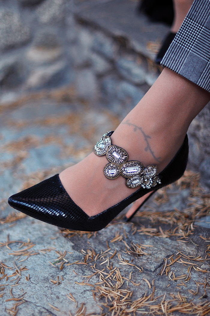 DIY Pretty Crystal Embellished Mary Janes