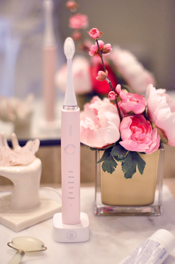 High-end Electric Toothbrush in Pink - Bruush Gives Me A Reason To Smile