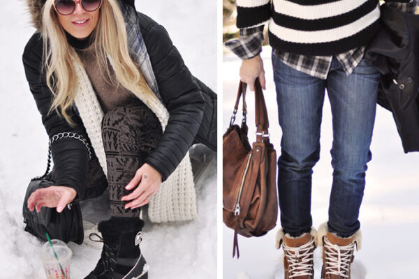 winter style in the snow-everyday living-short snow boots for the win