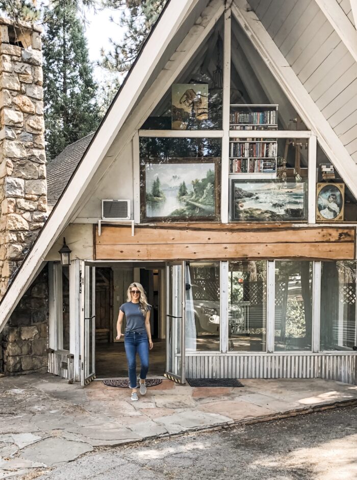 mountain a-frame office in Lake Arrowhead - love Maegan