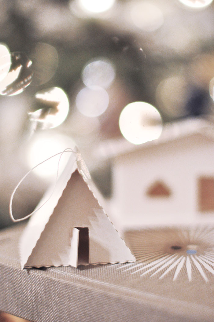 little tiny houses, diy christmas ornaments