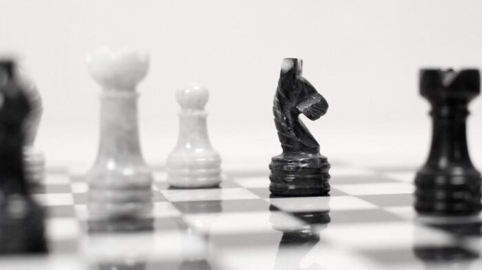 black and white marble chess set