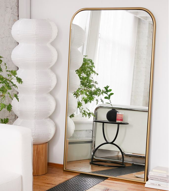 arched floor mirrors