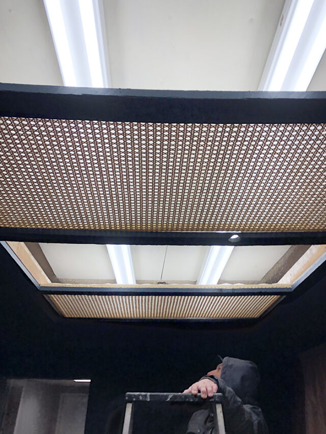 DIY Woven Cane Ceiling Panels for Fluorescent Light Fixture …love Maegan