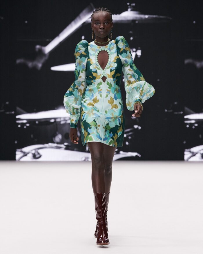 retro boho chic fashion - Zimmermann fall 2021 runway in concert collection