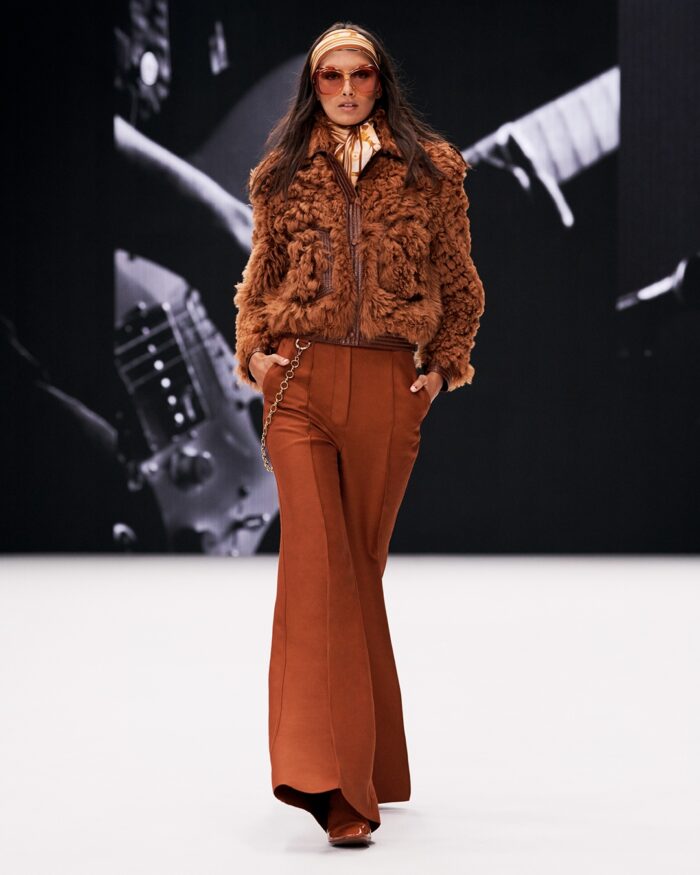 retro boho chic fashion - Zimmermann fall 2021 runway in concert collection