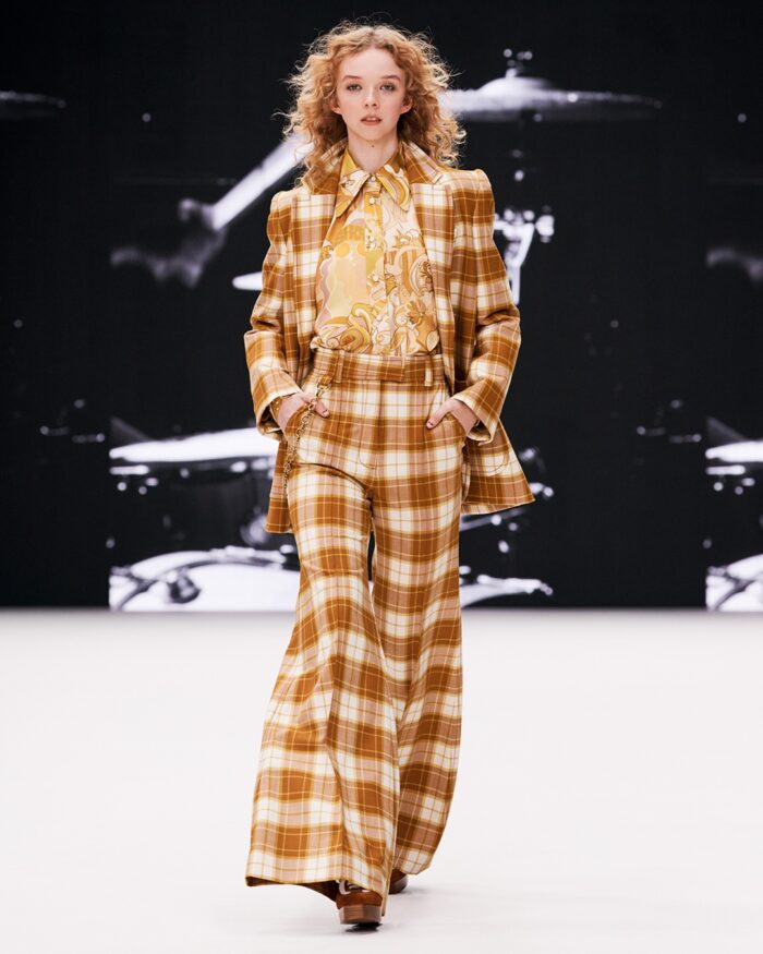 retro boho chic fashion - Zimmermann fall 2021 runway in concert collection