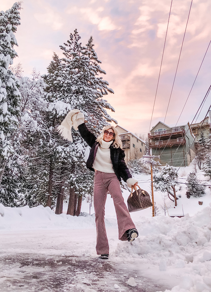 winter in lake arrowhead, life in the mountains, 70s style, snow outfits, winter style, snow days, does it snow in california