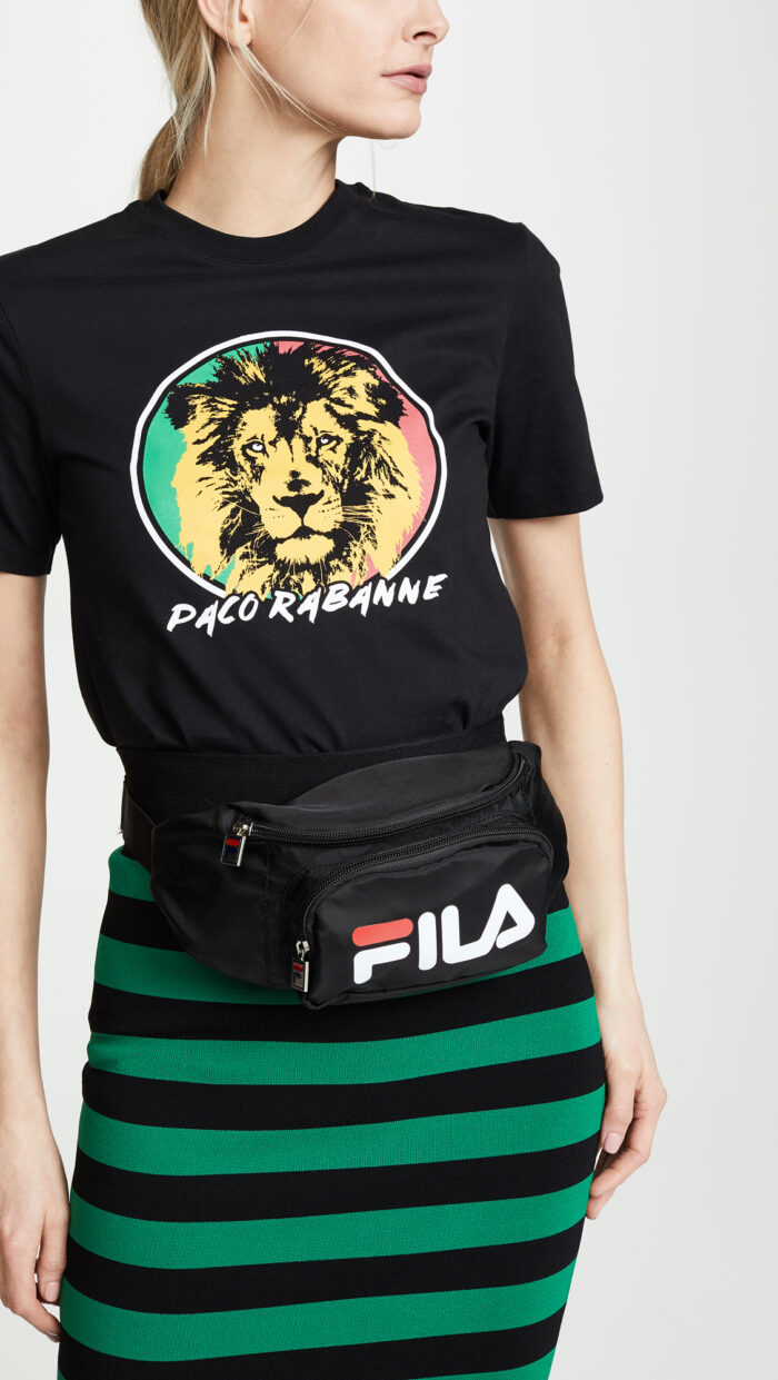 cute fanny packs, what to wear with fanny packs, fanny pack, how to wear a fanny pack, are fanny packs in style, belt bags, waist bags, bags, handbags, fashion, trends, roller skate bags