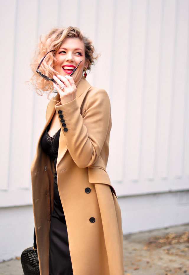 how to wear a classic camel coat, how to buy a great jacket, chic camel coats