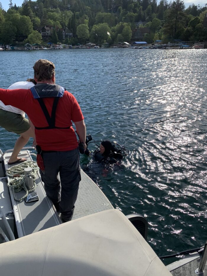 Lake Arrowhead Divers, dropped or lost something in the lake, diver to recover lost items in lake arrowhead