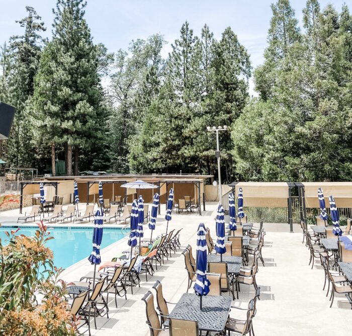 country club pool in lake arrowhead