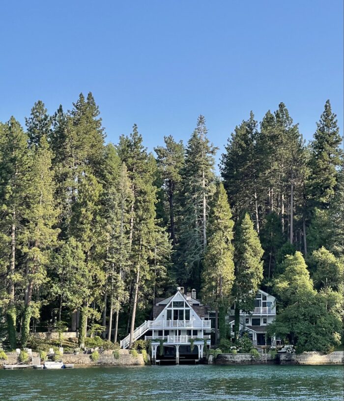 house on the lake in lake arrowhead, house with boat garage, houses in lake arrowhead, what it's like living in lake arrowhead, lake life, boat days