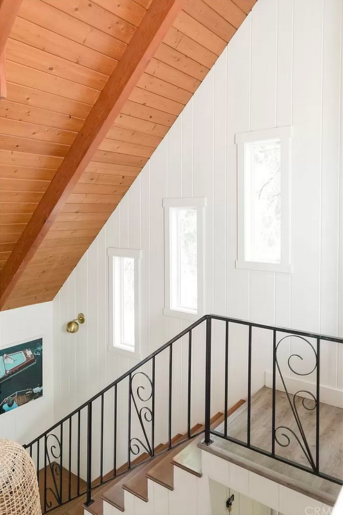 open stairwell mountain house