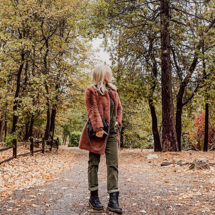 fall style-autumn colors-orange leaves, tree lined streets, style over 40, coveralls, fall looks, what to wear this fall