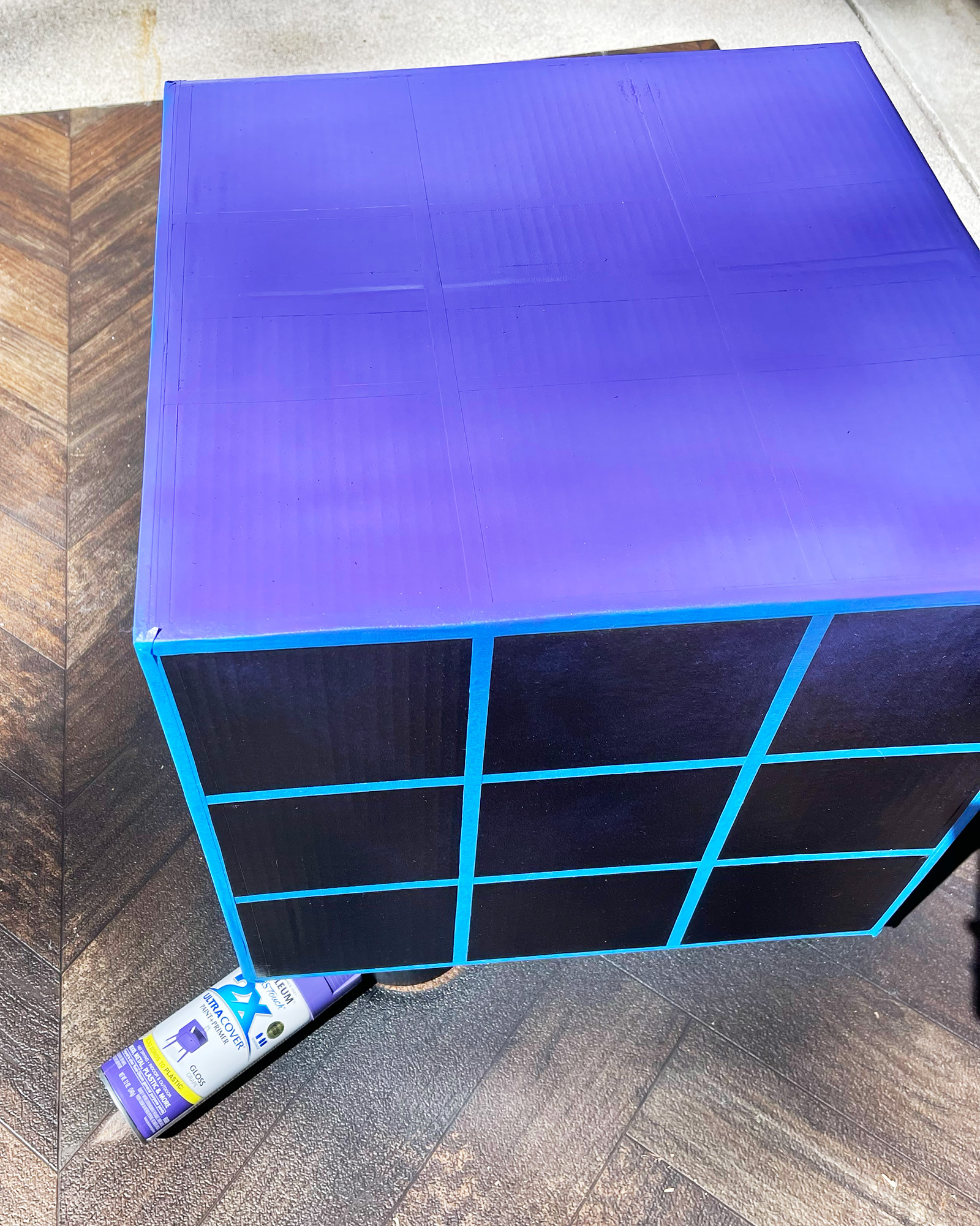 DIY Oversized Rubik's Cubes for Epic 80's Party Decor