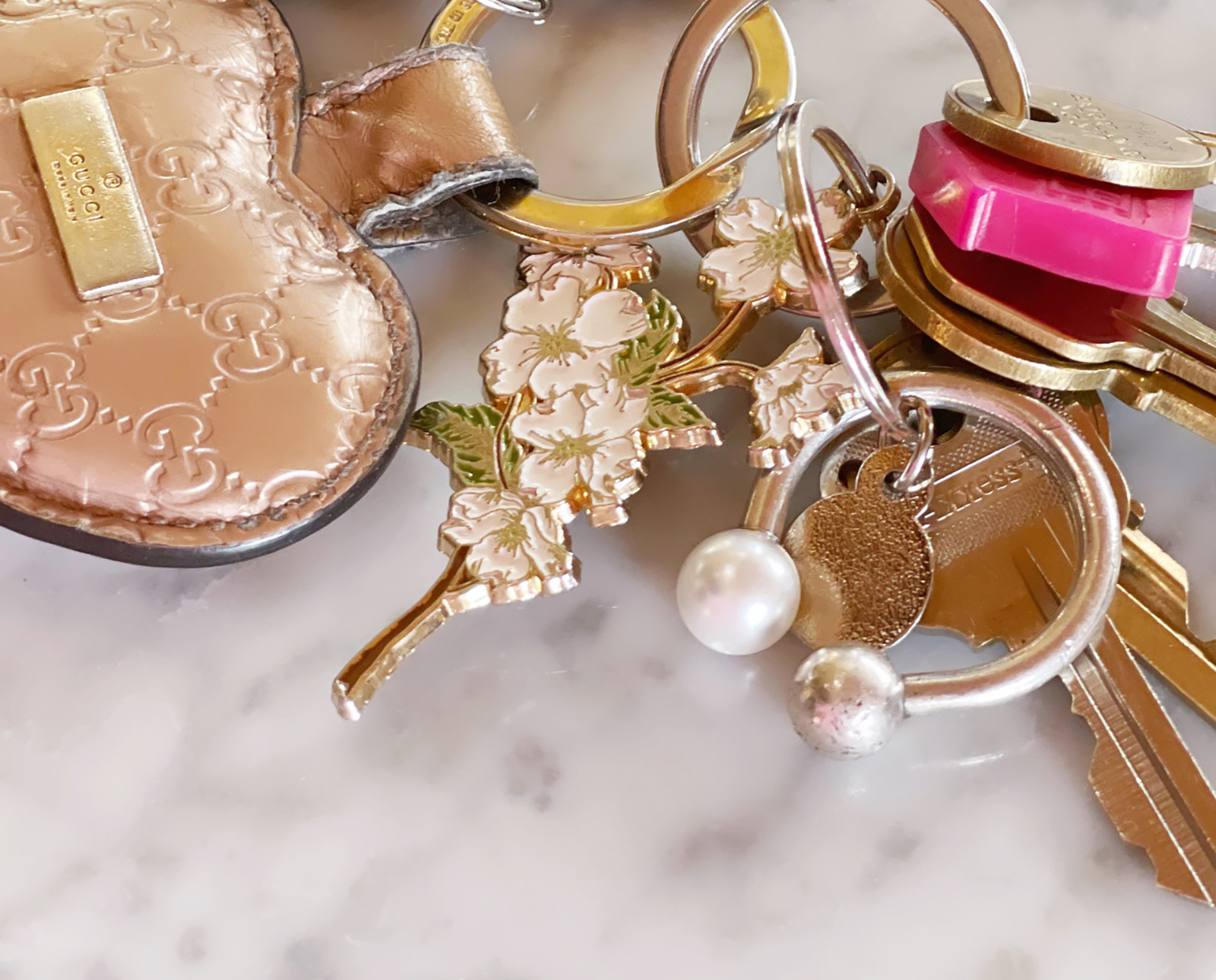 how to DIY Tiffany and Co silver key ring replacement ball