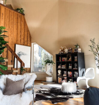 80s dome house in lake arrowhead california-contemporary interior design-library-plants-how low humidity can affect your health-how to keep your humidity levels comfortable in your house