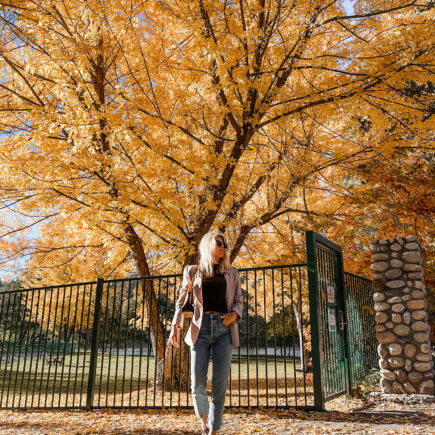 easy casual fall style jeans and a blazer