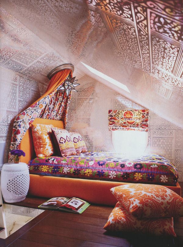 sweet bedroom meditation space