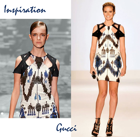 Heidi Klum Gucci Dress DIY