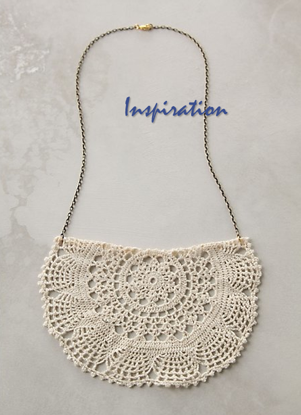 Doily Necklace from Anthro