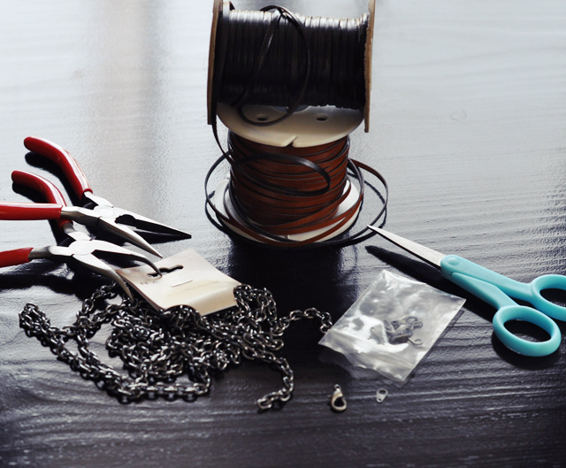 DIY Leather Lanyard Bracelet