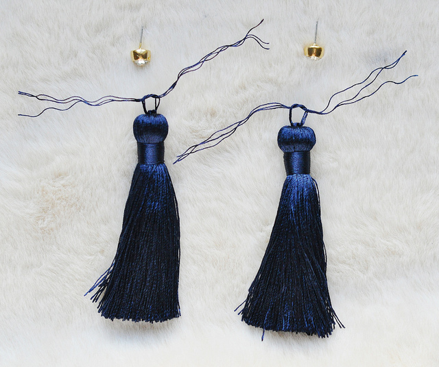 DIY Pretty Long Tassel Earrings